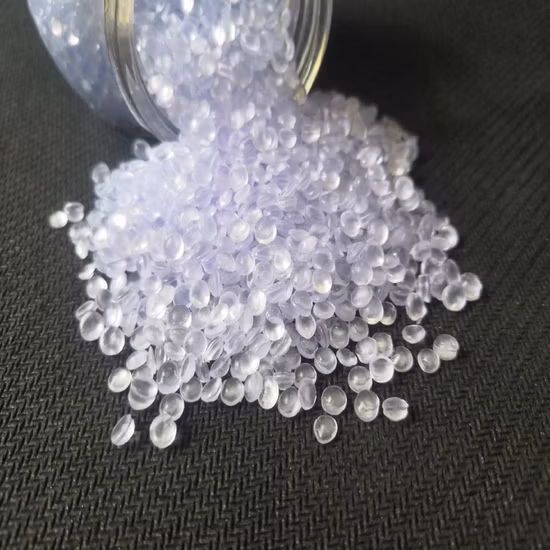 Прямые продажи с фабрики, прозрачные гранулы из ПВХ для прозрачных хрустальных подошв обуви/дождевых сапог/сандалий
