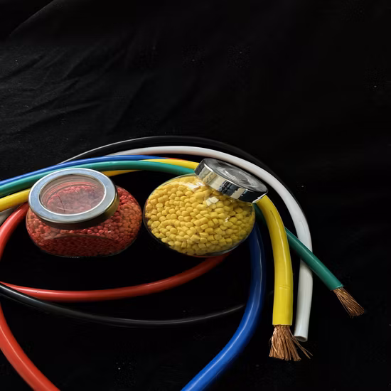 Гибкие гранулы свежего ПВХ-компаунда для изоляции кабелей, а также оболочек проводов и кабелей.