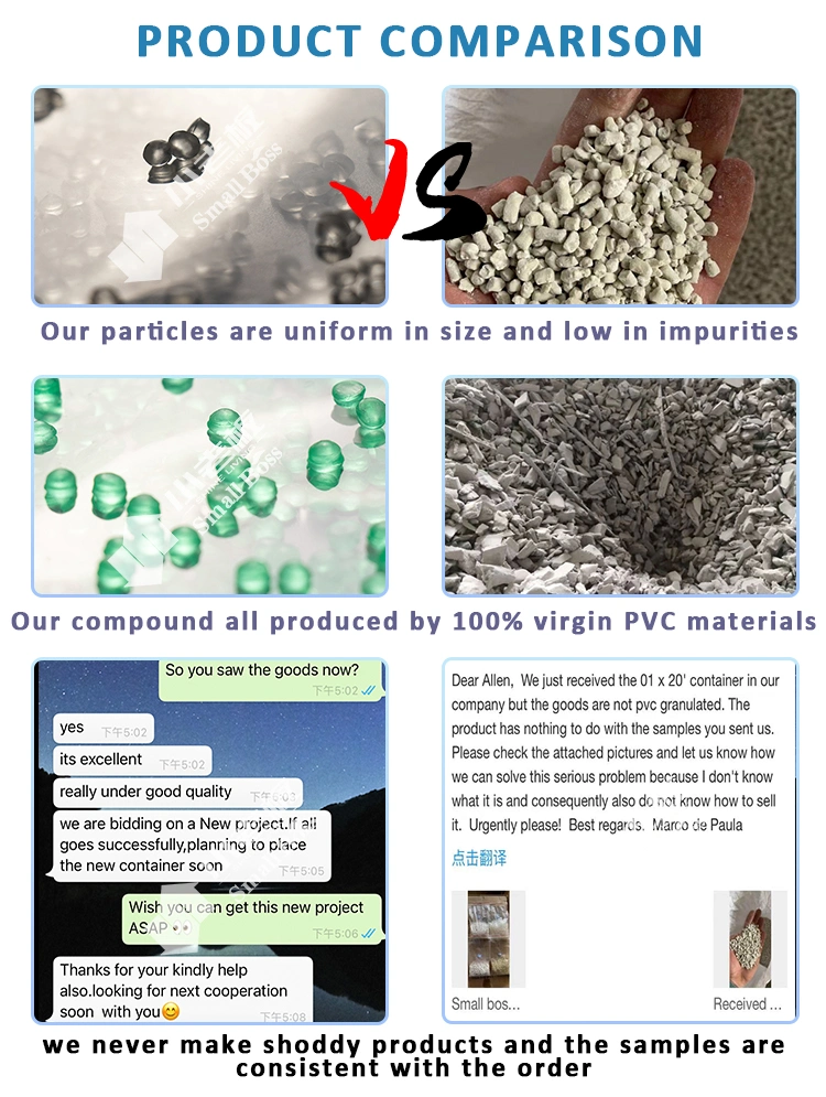 PVC Compound PVC Granules for Corrrugated Hose Pipe